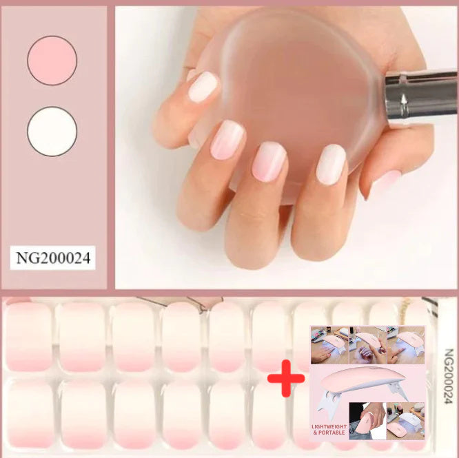 Wearing Nail Pads Baking Lamps Mini Handheld Folding Nails