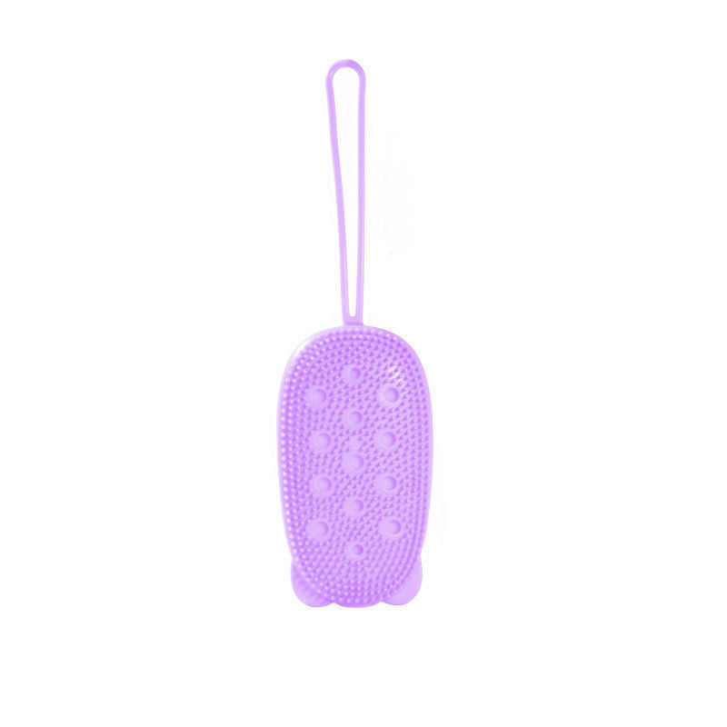 Bathroom Body Brushes Silicone Sponge Portable Shower Brush