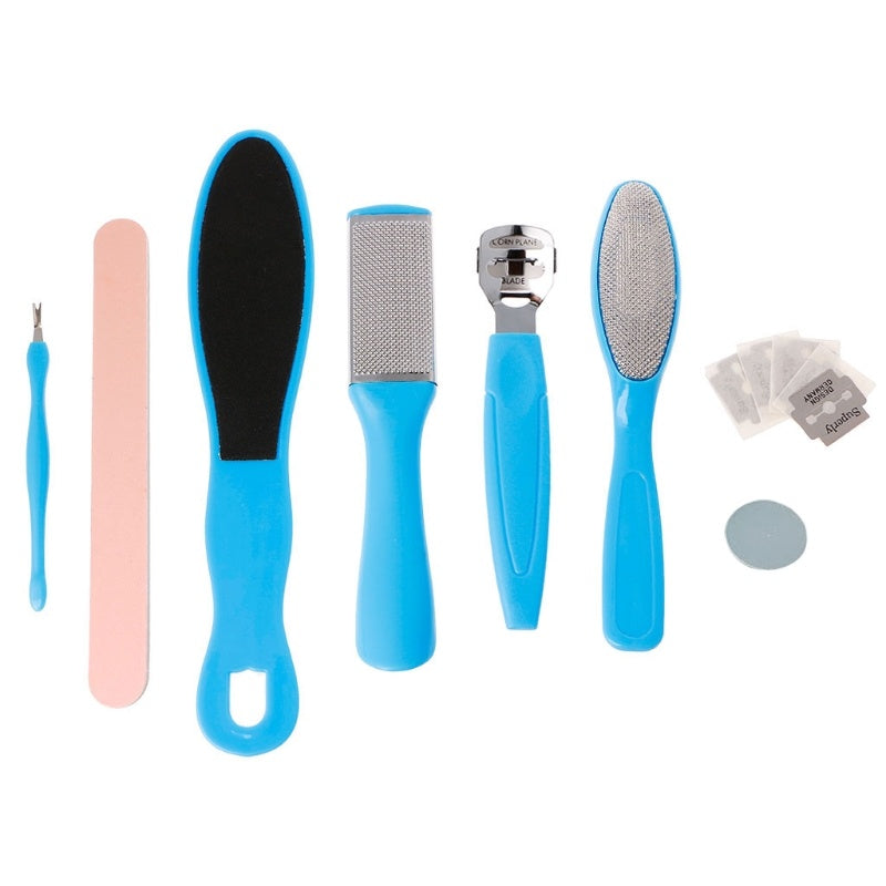 Calluses heel rubbing pedicure files