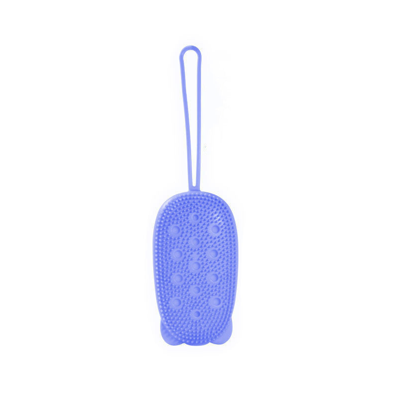 Bathroom Body Brushes Silicone Sponge Portable Shower Brush