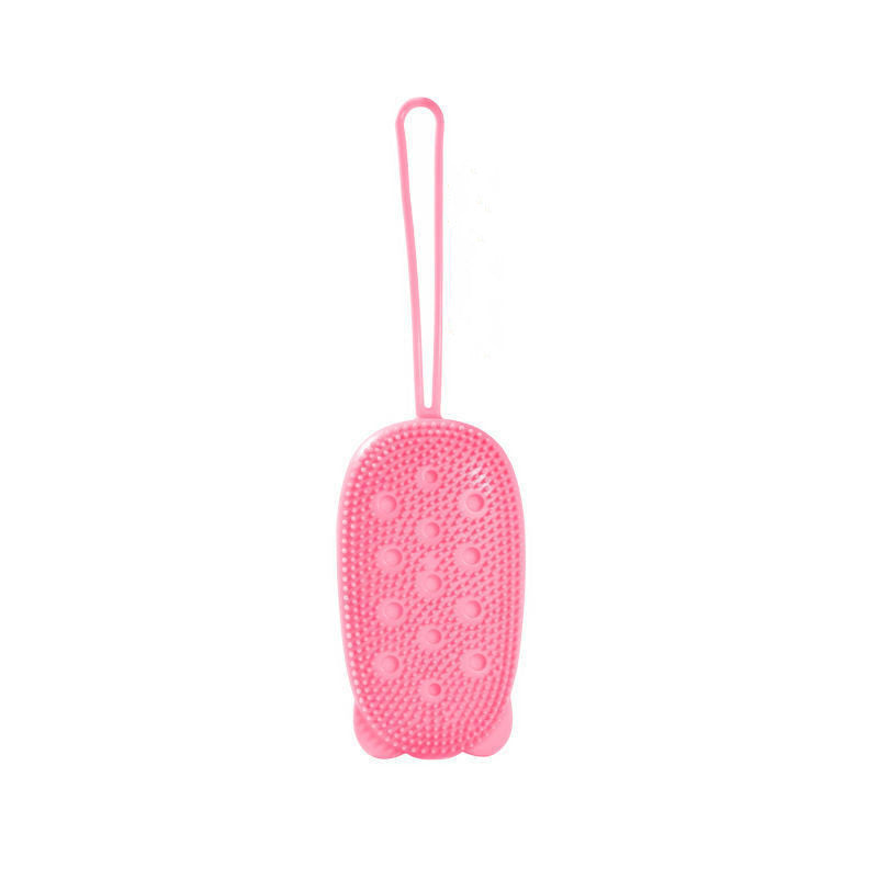 Bathroom Body Brushes Silicone Sponge Portable Shower Brush