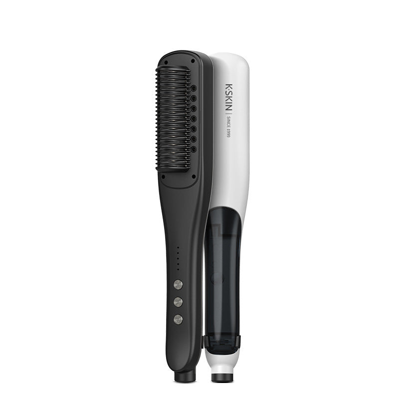 Golden Rice Golden Rice Steam Straight Hair Comb Hydrating Hair Care Natural Anti-frizz Steam Splint Water Light Hair Straightening Tool Moisturizing