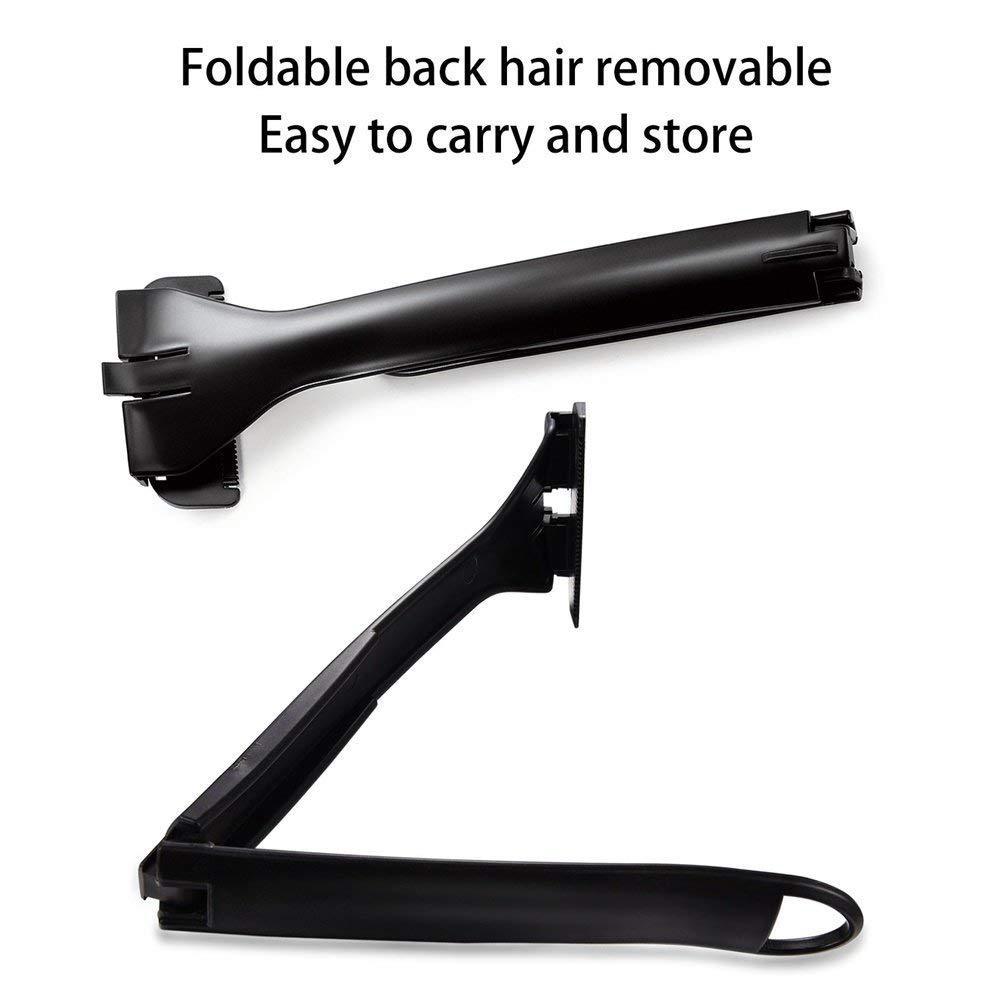 Back Manual Folding Back Shaver Replaceable Cutter Head